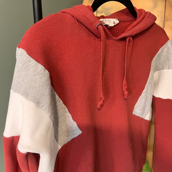 Hippie Rose Colorblock Hoodie. - Picture 2 of 2